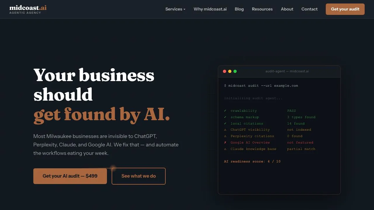 midcoast.ai website